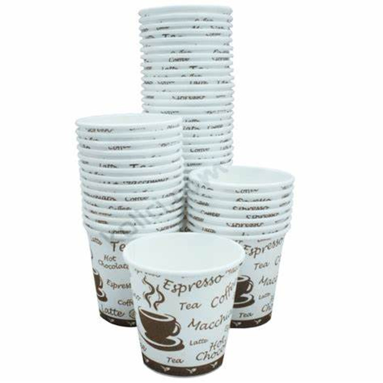 CLOCK  CARTON CUP SMALL X50